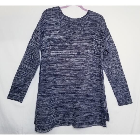 Ellen Tracy Casual Sweater Cotton Blend Pullover Long Sleeve Round Neck Size L - Picture 3 of 8